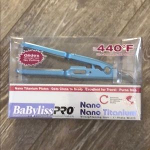 BaByliss Nano Titanium Travel Iron 1” - New In Box